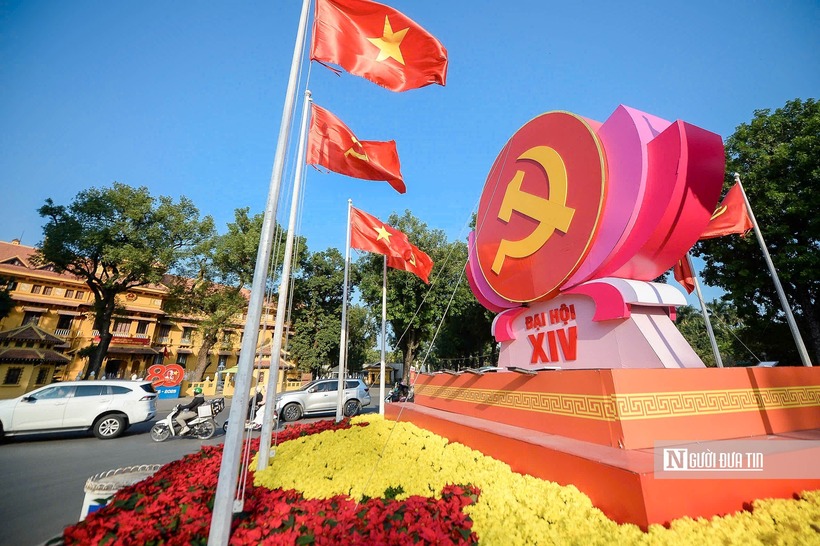 Đại hội của một kỷ nguyên mới, kỷ nguyên hành động và phát triển bền vững của đất nước (Ảnh: Hữu Thắng).