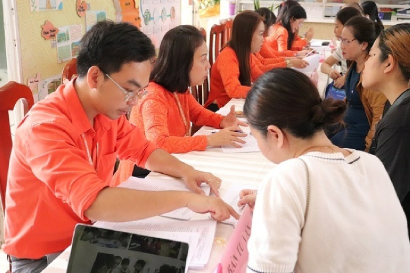 Tuyển sinh lớp 1, lớp 6 ở TP.HCM: Những mốc thời gian quan trọng mà phụ huynh cần nhớ. Ảnh: Báo Thanh niên.