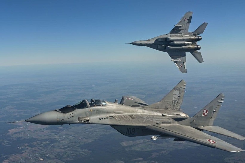 Biên đội tiêm kích MiG-29 của Không quân Ba Lan (Ảnh: Getty).