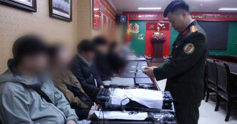Nhiều trường hợp người sang Việt Nam với mục đích lừa đảo. (Ảnh: Công an Hà Nội)