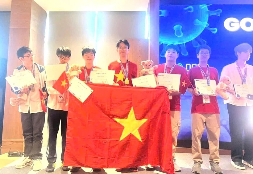 Đoàn học sinh Việt Nam giành 44 giải thưởng tại Kỳ thi Olympic Hoá học Châu Á. (Ảnh: AChO)