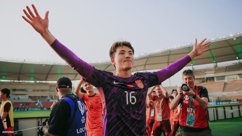 U23 Trung Quốc được ví là "tấm khiên" phòng ngự.