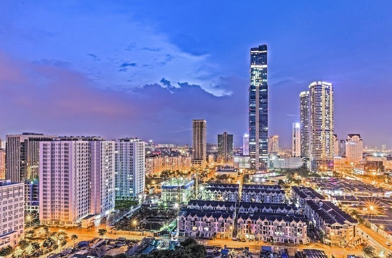 Diện mạo đô thị Thủ đô Hà Nội ngày càng khang trang, hiện đại. (Ảnh ĐĂNG ANH)