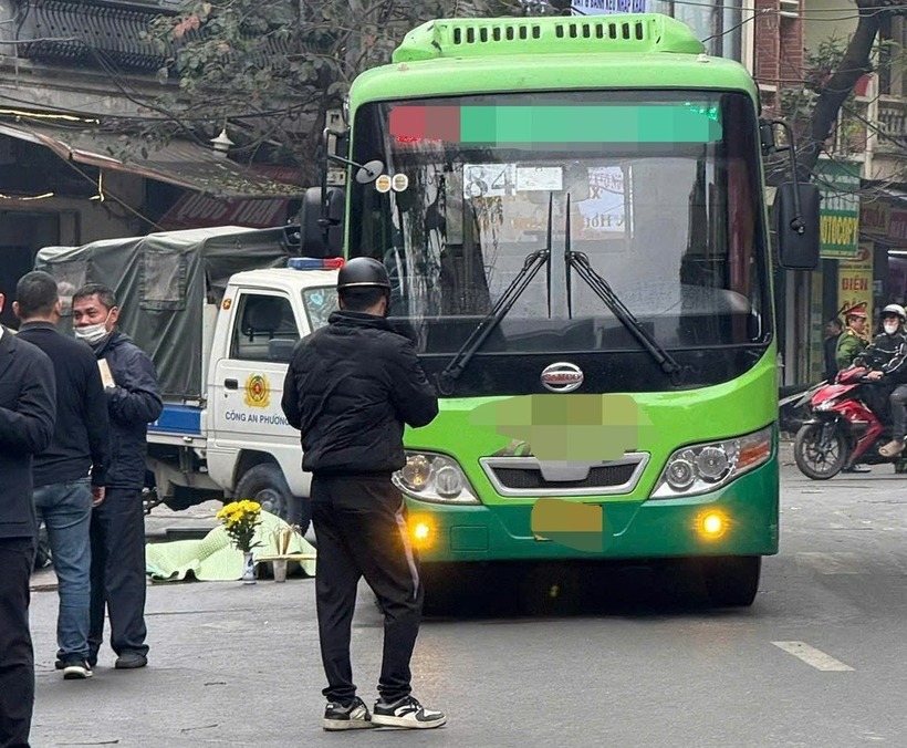 Hiện trường vụ tai nạn. Ảnh: Báo Dân trí.