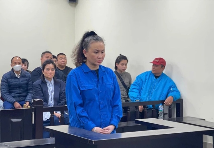 Bị cáo Đặng Thị Thanh Hương tại phiên tòa. (Ảnh: Pháp luật TP.HCM)