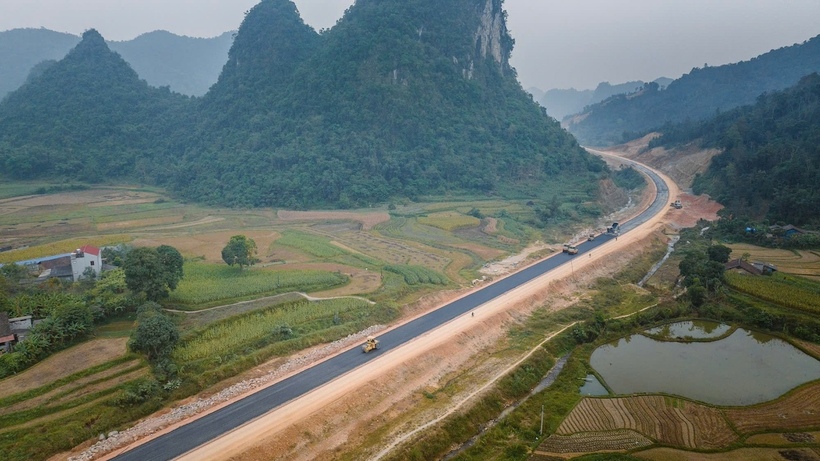 Thi công cao tốc Đồng Đăng - Trà Lĩnh