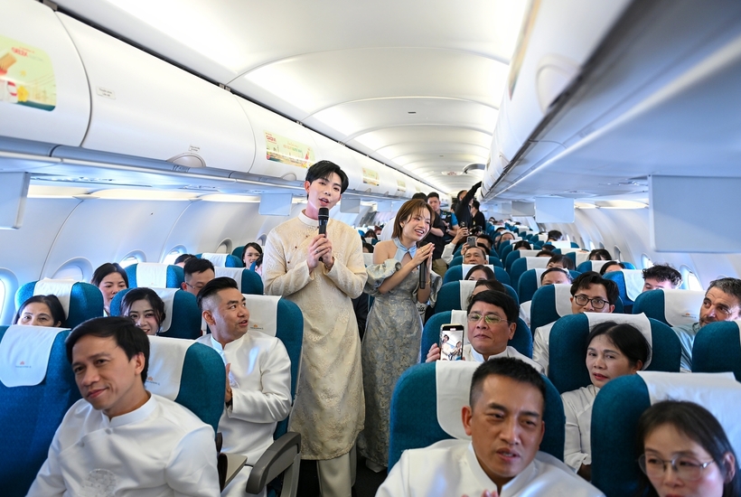 Khi hạnh phúc cất cánh từ chuyến bay đặc biệt của Vietnam Airlines đầu năm 2026 - 2