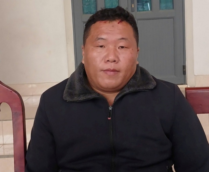 Đối tượng Lầu Bá Cải. (Ảnh: Công an tỉnh Nghệ An)