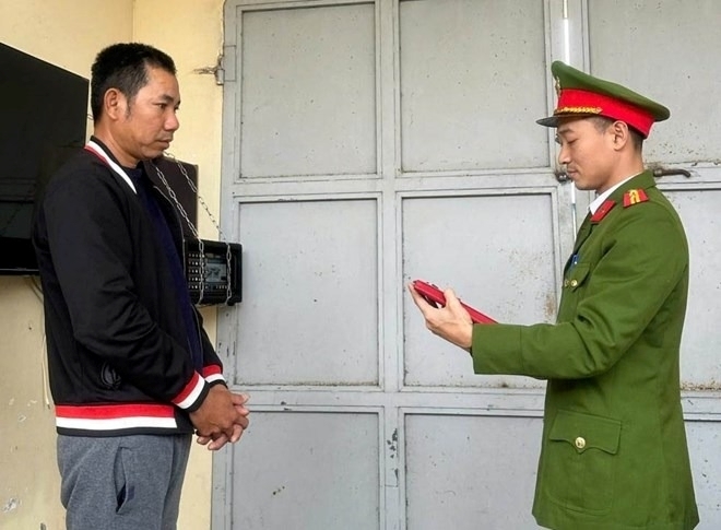 Đối tượng Lưu bị khởi tố. Ảnh: Cổng thông tin điện tử Công an tỉnh Hà Tĩnh