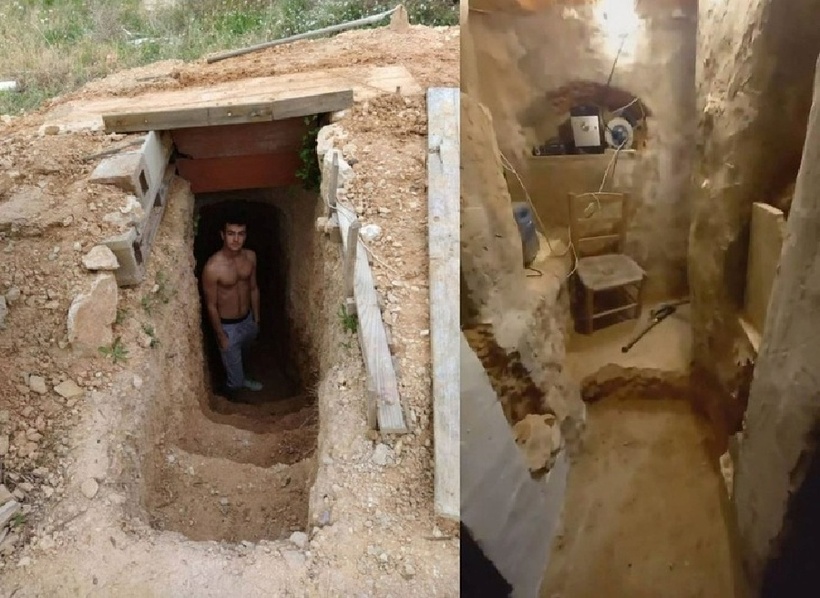 Sau nhiều năm, "căn cứ bí mật" đã có hai khu vực chính gồm phòng sinh hoạt chung và phòng ngủ.&nbsp;Ảnh: Mirror