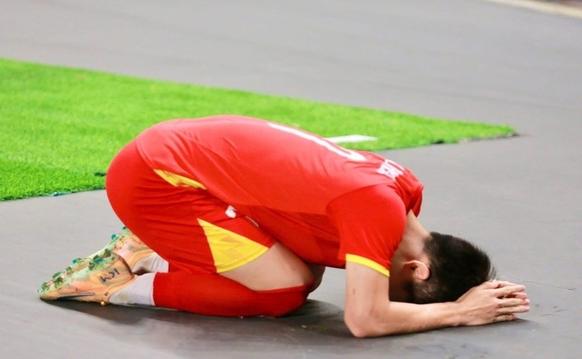 Hình ảnh được Đình Bắc đăng tải rạng sáng 21/1, ngay sau trận thua U23 Trung Quốc. (Ảnh: Nguyễn Đình Bắc/Facebook)