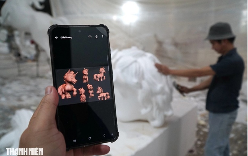 Những mô hình ngựa chibi được đặt hàng nhiều, có giá dao động 10-20 triệu đồng một con.