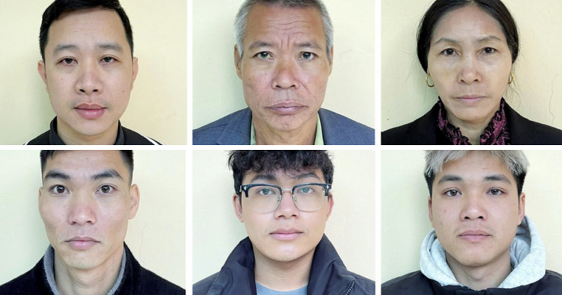 Các đối tượng trong vụ án. (Ảnh: Phương Huyền)