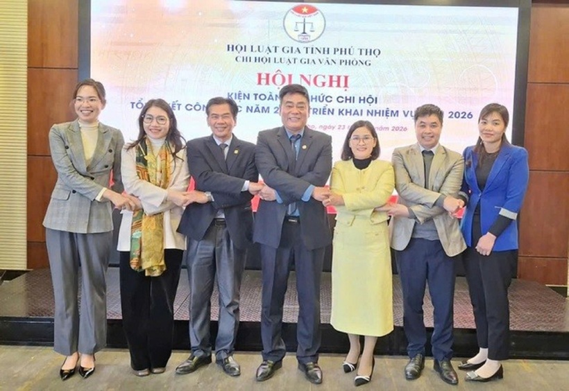 Ban Chấp hành Chi Hội Luật gia Văn phòng Hội Luật gia tỉnh Phú Thọ nhiệm kỳ 2024-2029, đoàn kết một lòng vì sự nghiệp Hội Luật gia.