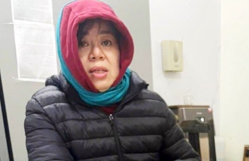 Đối tượng Nguyễn Thị Thu Nga khi bị Công an bắt giữ. Ảnh: Dân Trí