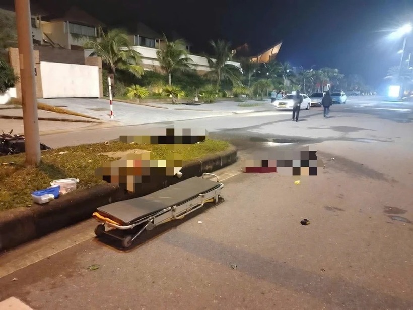 Hiện trường vụ việc 3 người tử vong. Ảnh: PLO