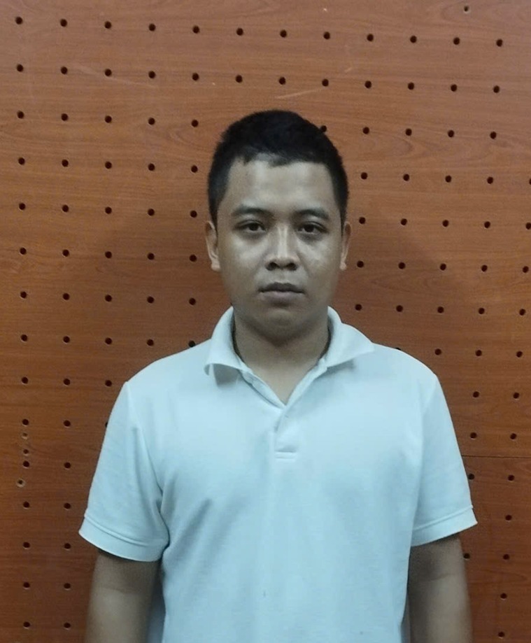 Đối tượng Trần Thanh Duy tại cơ quan Công an. Ảnh: Công an TP Cần Thơ.