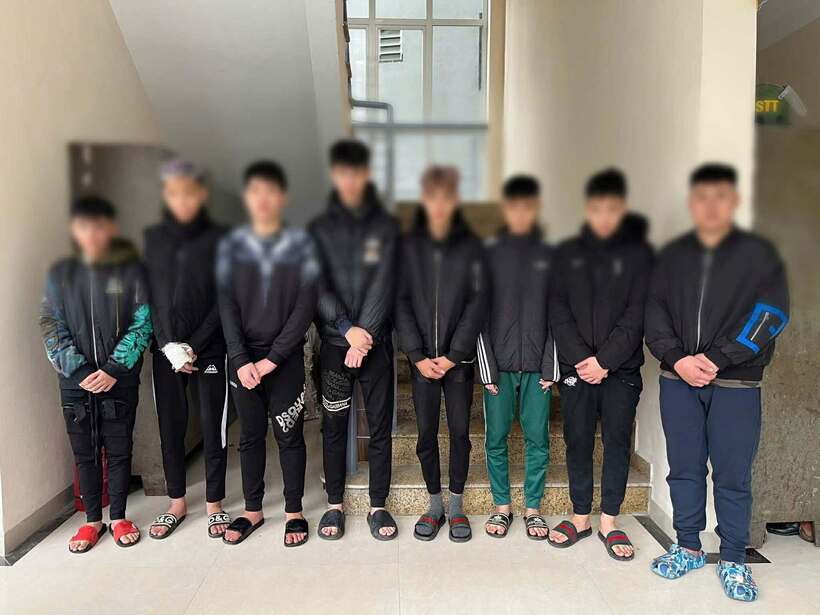 Các đối tượng trong vụ việc (Ảnh: Công an Hà Nội).