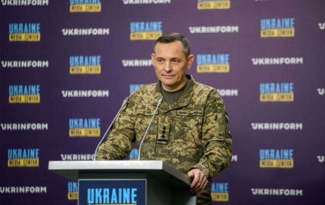 Ông Yuriy Ihnat, trưởng bộ phận truyền thông của Bộ Tư lệnh Không quân Ukraine. Ảnh: RBC-Ukraine