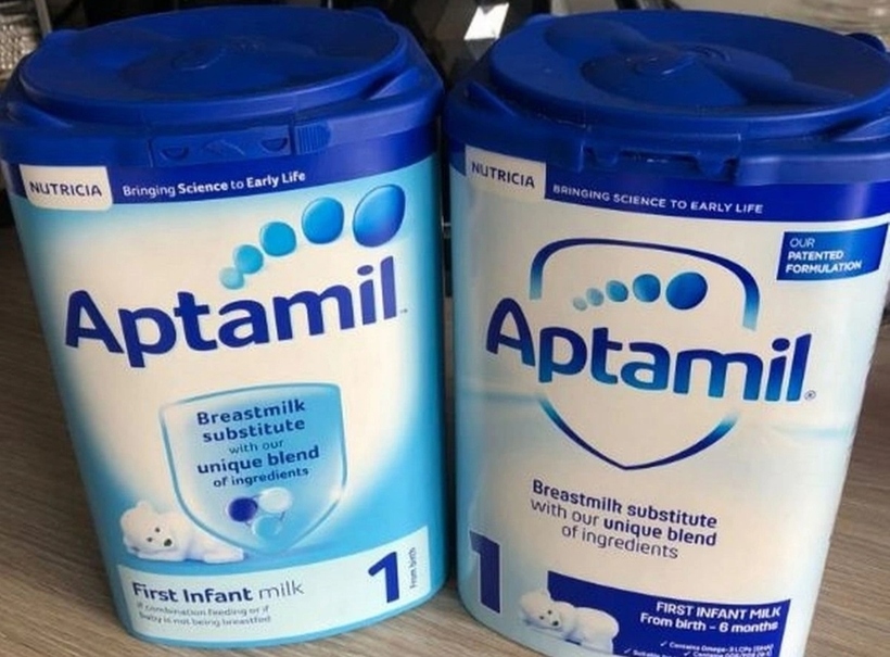Sữa Aptamil của Công ty Daone sản xuất. (Ảnh: VGP).