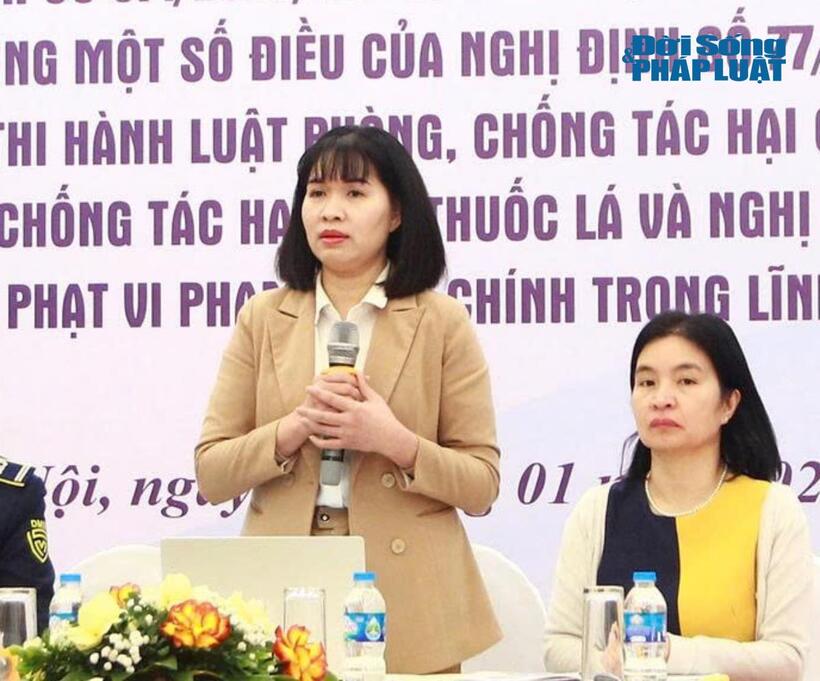 Bà Đinh Thị Thu Thủy, Phó Vụ trưởng Vụ Pháp chế (Bộ Y tế)