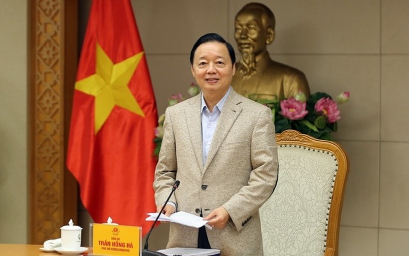 Phó Thủ tướng Trần Hồng Hà phát biểu tại cuộc họp (Ảnh: VGP).