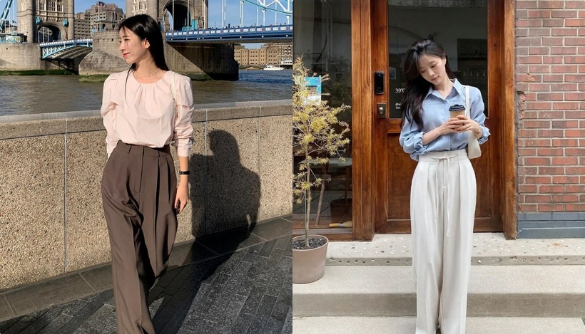 Quần ống suông là món thời trang mà chị em nào cũng nên sắm cho tủ đồ.