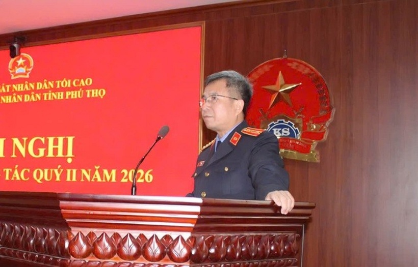 Đồng chí Vũ Đức Hoà - Chi hội trưởng Chi hội Luật gia VKSND, Phó Viện Trưởng VKSND tỉnh Phú Thọ.