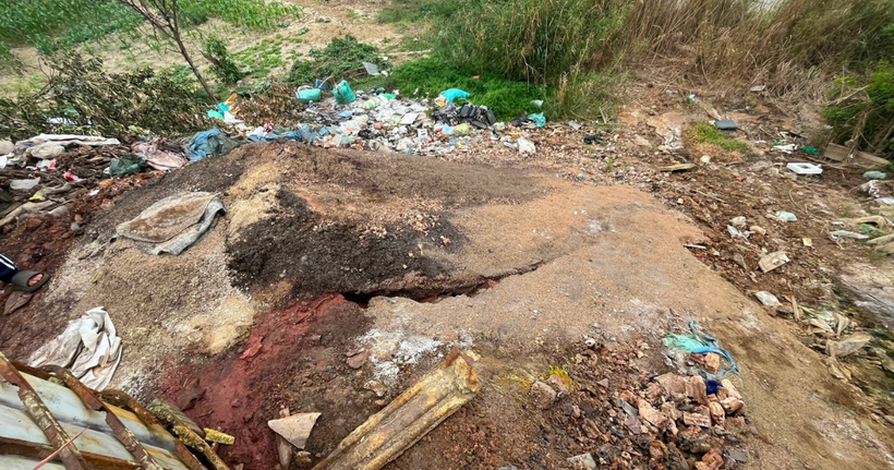 Hiện trường vụ việc.