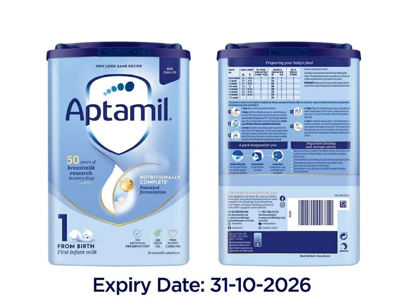 Bộ Y tế vào cuộc vụ sữa công thức Aptamil Infant Formula 800g nhiễm độc tố bị thu hồi tại Anh - 1
