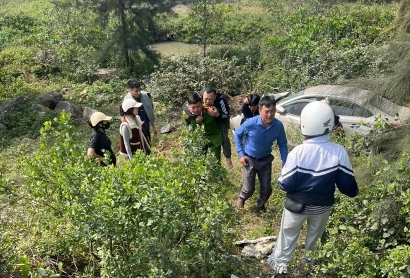 Hiện trường vụ tai nạn. Ảnh: Báo Công lý.