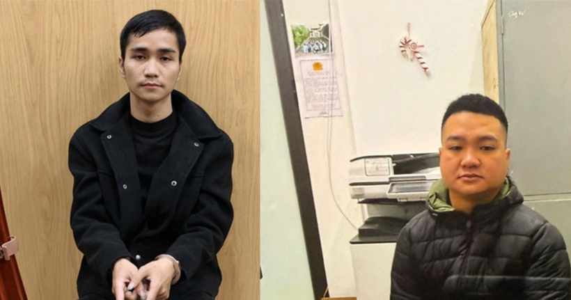 Đối tượng Đỗ Chí Minh (trái) và Trịnh Thanh Thủy (phải). (Ảnh: Thùy An)