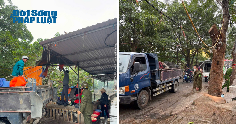 Công an phường Kiến Hưng, TP Hà Nội đã liên tục tổ chức ra quân giải tỏa các “chợ cóc”, điểm buôn bán tự phát trên địa bàn, tập trung tại khu vực quanh ao Đình Mậu Lương và Đa Sỹ.