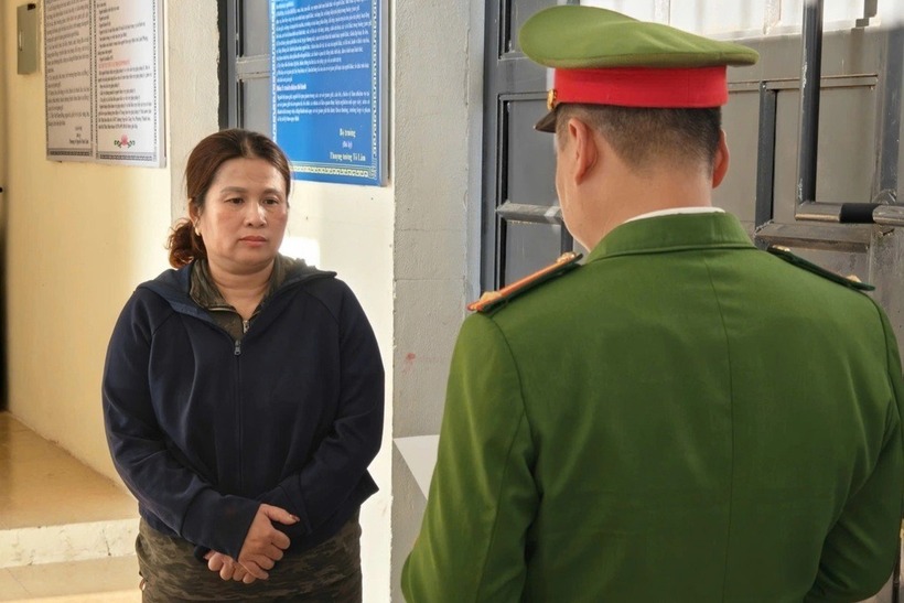 Lê Thị Hương Giang bị khởi tố, bắt tạm giam. Ảnh: Dân Trí