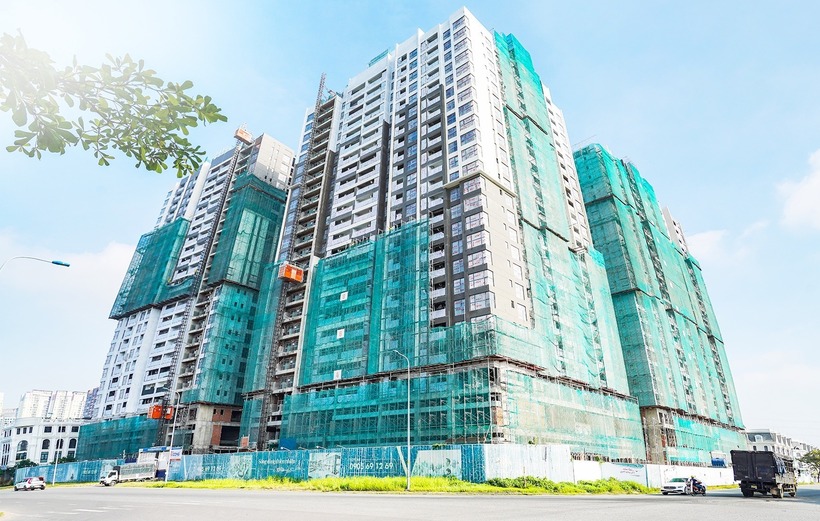 Một dự án nhà ở cao tầng của Novaland ở TP.HCM. Ảnh: VietNamNet.