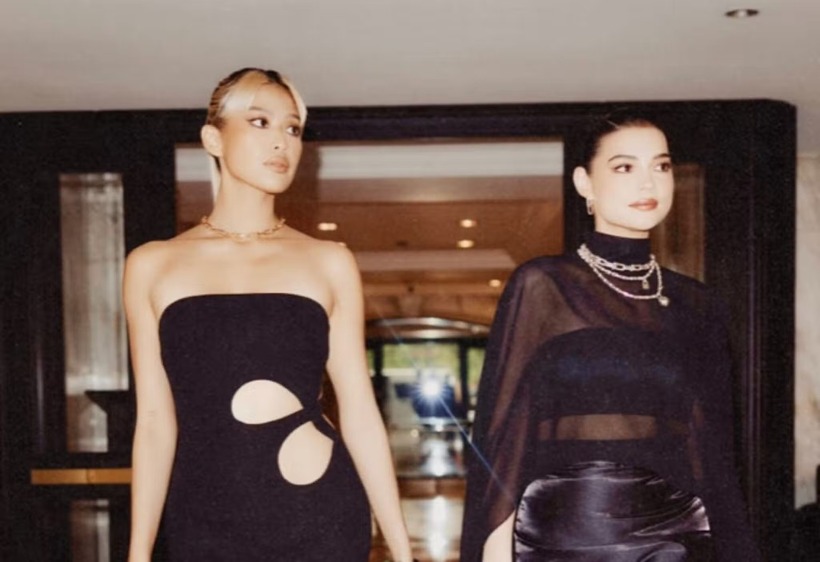 Nữ diễn viên Rhian Ramos cùng Hoa hậu Hoàn vũ Philippines Michelle Dee. Ảnh: IGNV.