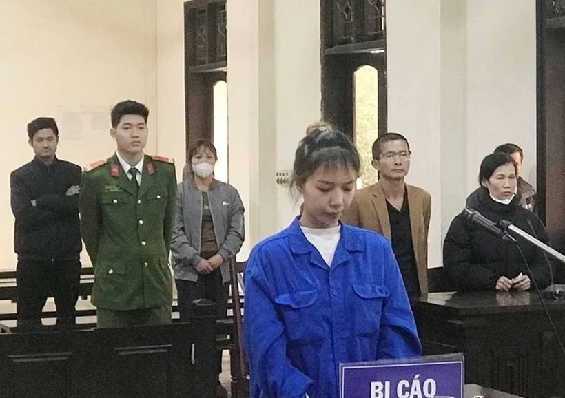 Hà Thị Lai Hạ bị tuyên phạt 19 năm tù giam về tội Giết người. (Ảnh: Báo Phú Thọ)