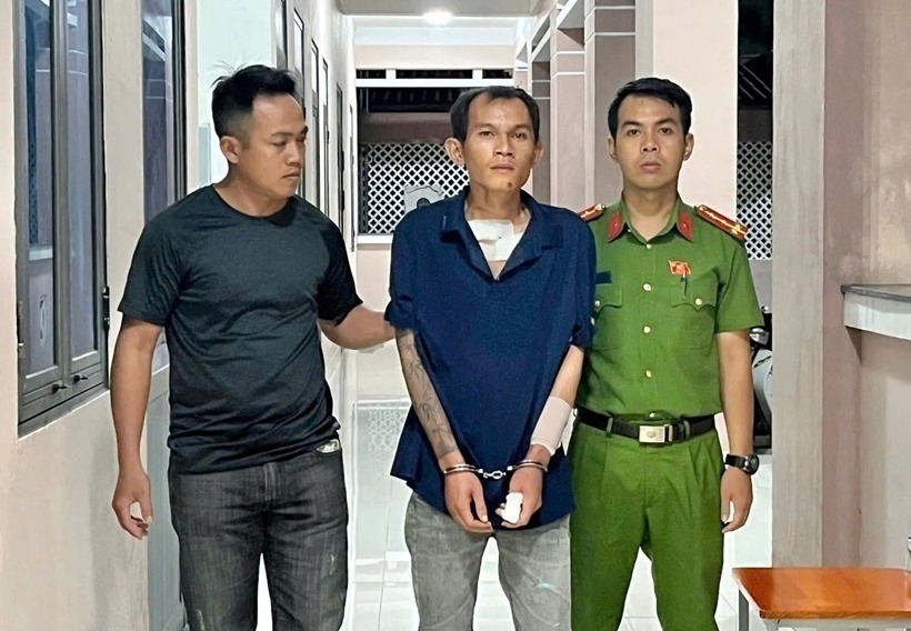 Nguyễn Văn Ty thời điểm bị bắt.&nbsp; Ảnh: NLĐ.