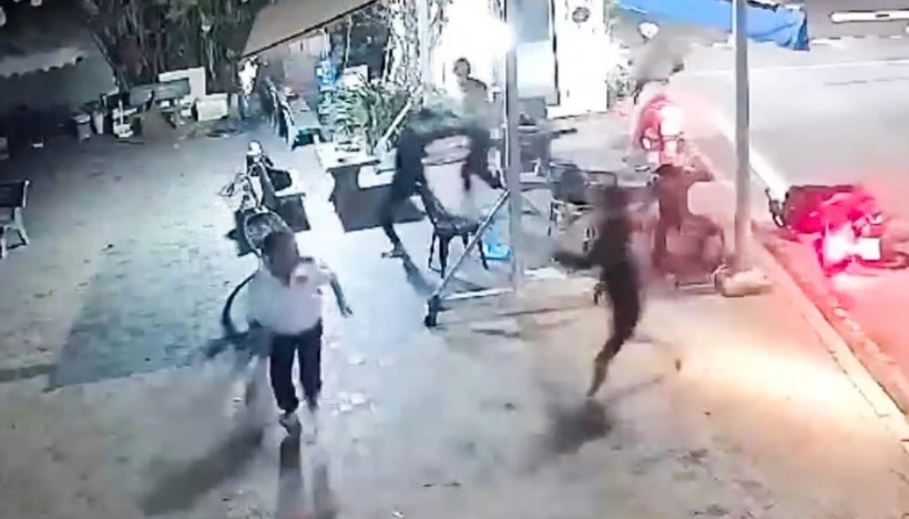 Hiện trường vụ việc. Ảnh: Thanh Niên.