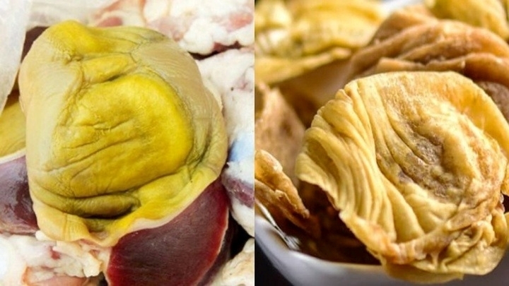 Màng mề gà rất tốt cho sức khoẻ nhưng thường bị mọi người bỏ đi. Ảnh: VTC News