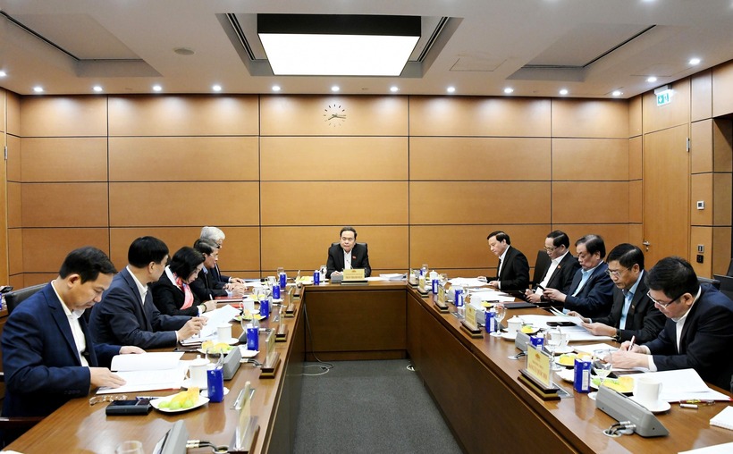 Quang cảnh cuộc họp. (Ảnh: Lâm Hiển)