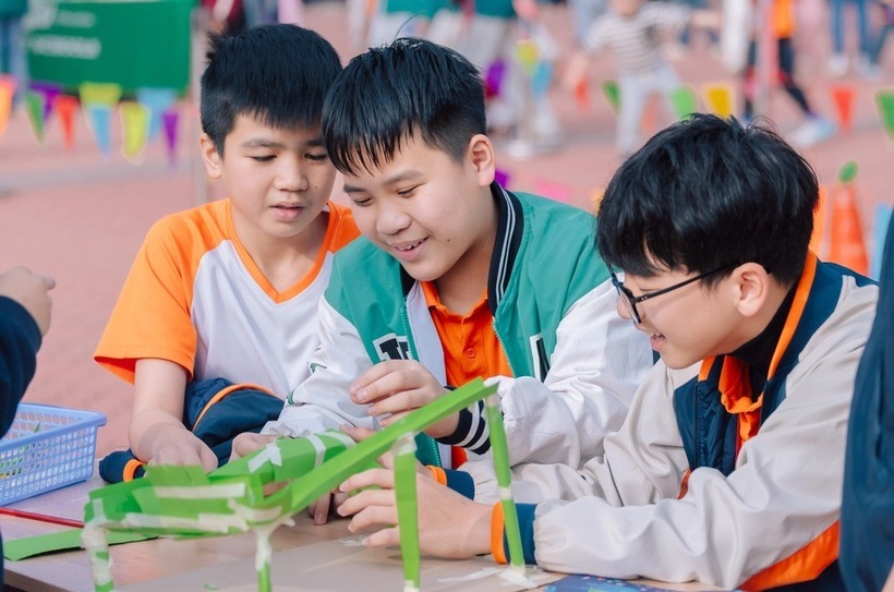 Học sinh ở Hà Nội. Ảnh: Dân trí