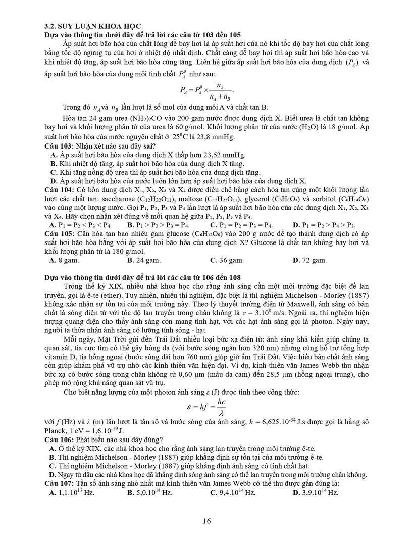 Đại học Quốc gia TP.HCM công bố đề thi mẫu bài thi đánh giá năng lực 2026 - 14