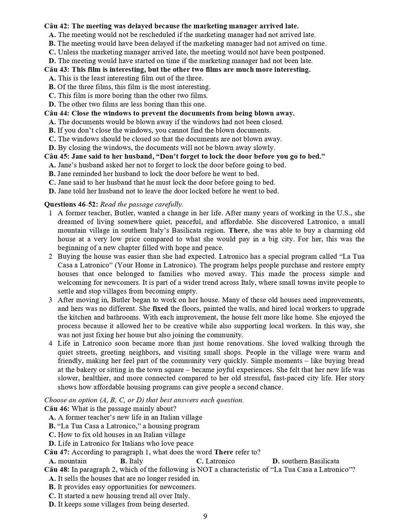 Đại học Quốc gia TP.HCM công bố đề thi mẫu bài thi đánh giá năng lực 2026 - 7