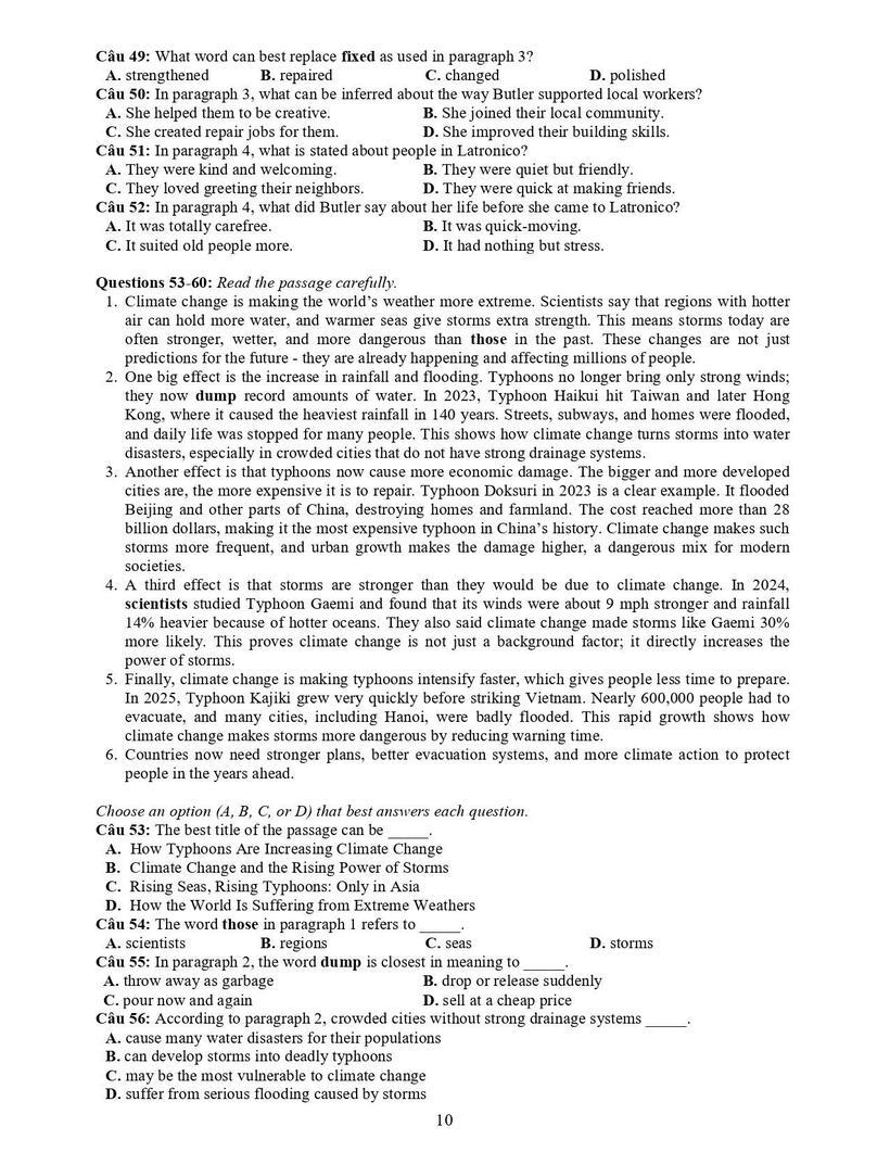 Đại học Quốc gia TP.HCM công bố đề thi mẫu bài thi đánh giá năng lực 2026 - 8