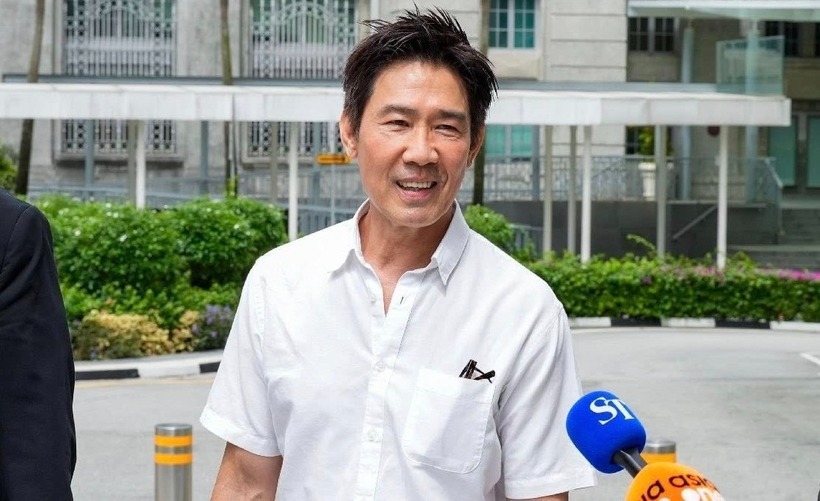 Trần Chi Tài tại Tòa án Quốc gia Singapore.