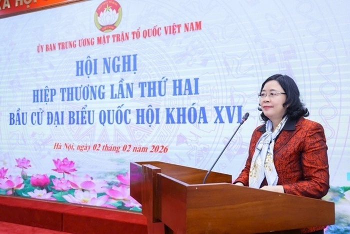 Bà Bùi Thị Minh Hoài phát biểu khai mạc Hội nghị (Ảnh: Quang Vinh).