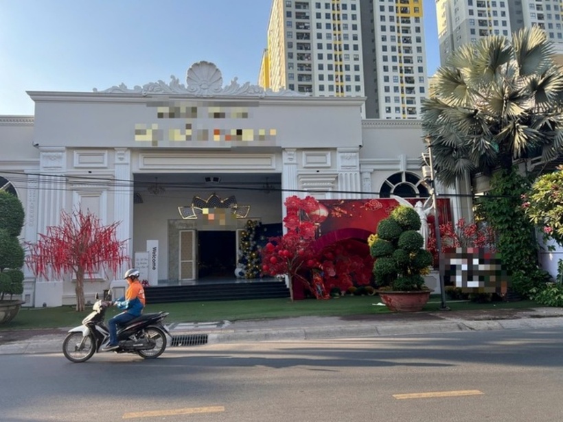 Nhà hàng nơi bà V dự tiệc tất niên của công ty. (Ảnh: Người lao động)