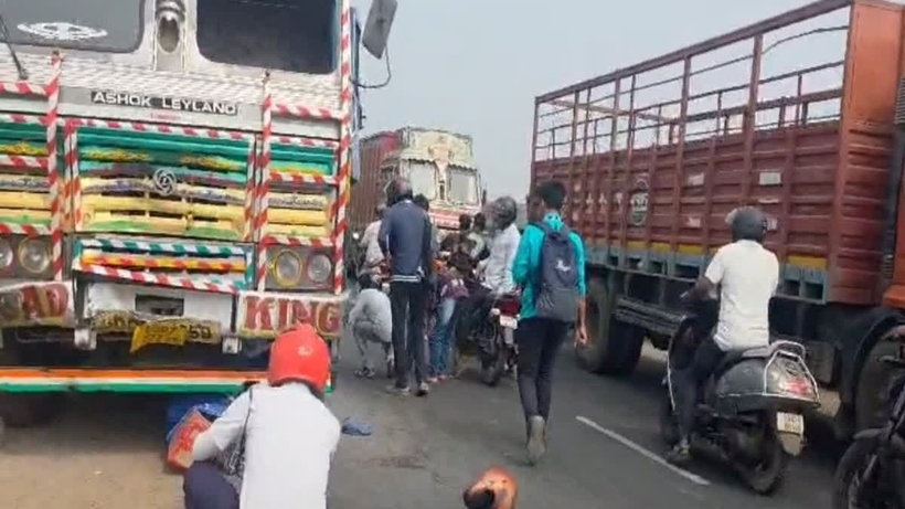 Hiện trường vụ tai nạn. Ảnh: Etvbharat