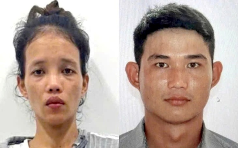 Trúc và Đạt là hai kẻ giật điện thoại người khuyết tật ở Tây Ninh. (Ảnh: Cơ quan công an)